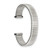 deBeer Satin and Polished Silver-Tone Stainless Steel Thin-Flexo Expansion Watch Band EL891, EL891, View 3