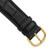 deBeer Black Matte Genuine Alligator Leather Watch Band 453, 453Y-19, View 6
