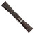 deBeer Brown Flat Genuine Alligator Leather Watch Band 410P, 410P-18, 410P-19, View 4