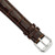 deBeer Brown Crocodile-Grain Leather Watch Band BA86, BAW86-14, View 37