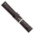 deBeer Brown Crocodile-Grain Leather Watch Band BA86, BAW86-20, View 51