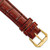 deBeer Havana Crocodile-Grain Leather Watch Band BA92, BA92-16, View 15