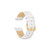 deBeer White Leather Watch Band BA123, BA123-12, BA123-14, View 3