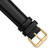 deBeer Black Leather Watch Band BA8, BA8-18, View 27