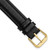 deBeer Black Leather Watch Band BA8, BA8EL-16, View 47