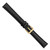 deBeer Black Leather Watch Band BA8, BA8EL-16, View 49
