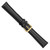 deBeer Black Leather Watch Band BA8, BA8L-19, View 77