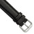 deBeer Black Leather Watch Band BA8, BAW8-17, View 120