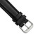 deBeer Black Leather Watch Band BA8, BAW8-18, View 123