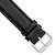deBeer Black Leather Watch Band BA8, BAW8-19, View 126