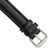 deBeer Black Leather Watch Band BA8, BAW8L-16, View 150