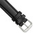 deBeer Black Leather Watch Band BA8, BAW8L-19, View 153