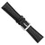 deBeer Black Leather Watch Band BA8, BAW8S-20, View 170