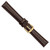 deBeer Brown Leather Watch Band BA84, BA84-16, View 25