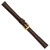 deBeer Brown Leather Watch Band BA84, BA84L-12, View 65
