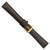 deBeer Brown Leather Watch Band BA84, BA84L-19, View 77