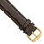deBeer Brown Leather Watch Band BA84, BA84L-20, View 79