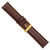 deBeer Brown Leather Watch Band BA84, BA84S-19, View 100