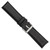 deBeer Black Glove Leather Watch Band BA195, BAW195-24, View 52
