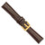 deBeer Brown Glove Leather Watch Band BA196, BA196-19, View 18