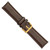 deBeer Brown Glove Leather Watch Band BA196, BA196-24, View 30