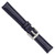 deBeer Navy Glove Leather Watch Band BA198, BAW198-14, View 34