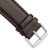 deBeer Brown Chronograph Leather Watch Band BA140, BA140S-24, View 38