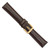 deBeer Brown Chronograph Leather Watch Band BA140, BAY140-18, View 47