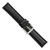 deBeer Black Chronograph Leather Watch Band BA141, BA141-19, View 13