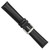 deBeer Black Chronograph Leather Watch Band BA141, BA141-20, View 17