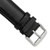 deBeer Black Chronograph Leather Watch Band BA141, BA141-22, View 19