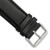 deBeer Black Chronograph Leather Watch Band BA141, BA141-24, View 23