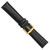 deBeer Black Chronograph Leather Watch Band BA141, BAY141-20, View 54