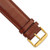 deBeer Havana Chronograph Leather Watch Band BA142, BAY142-24, View 45