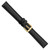 deBeer Black Leather Watch Band BA18, BA18-16, View 20