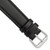 deBeer Black Leather Watch Band BA18, BAW18-18, View 57