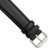 deBeer Black Leather Watch Band BA18, BAW18-20, View 63