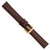 deBeer Brown Leather Watch Band BA19, BA19-15, View 17
