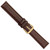 deBeer Brown Leather Watch Band BA19, BA19-17, View 24