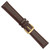deBeer Brown Leather Watch Band BA19, BA19-18, View 28