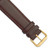 deBeer Brown Leather Watch Band BA19, BA19-20, View 34