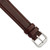 deBeer Brown Leather Watch Band BA19, BAW19-15, View 48