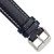 deBeer Navy White-Stitched Leather Watch Band BA136, BA136-20, View 14