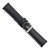 deBeer Navy White-Stitched Leather Watch Band BA136, BA136-22, View 20