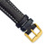 deBeer Navy White-Stitched Leather Watch Band BA136, BAY136-19, View 33