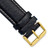 deBeer Navy White-Stitched Leather Watch Band BA136, BAY136-24, View 42