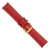 deBeer Red White-Stitched Leather Watch Band BA138, BAY138-22, BAY138-24, View 30