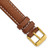 deBeer Havana White-Stitched Leather Watch Band BA97, BAY97L-16, View 100