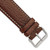 deBeer Brown White-Stitched Leather Watch Band BA98, BA98-24, View 31