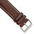 deBeer Brown White-Stitched Leather Watch Band BA98, BA98L-24, View 59